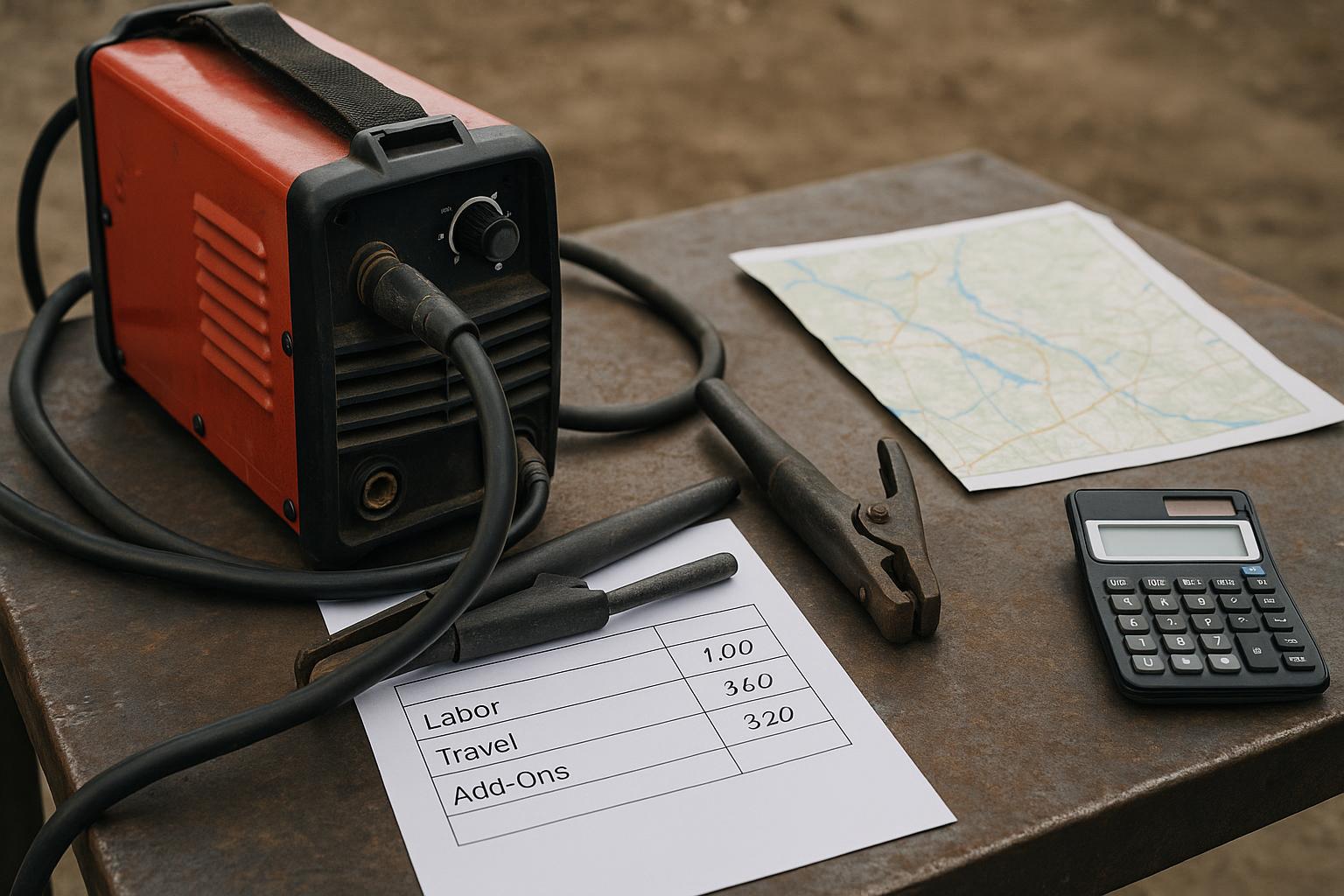 lean pricing for mobile welding startups