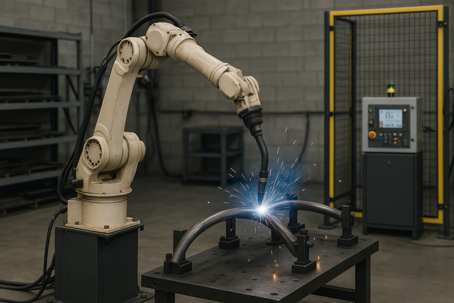 compact robotic welders for small shops