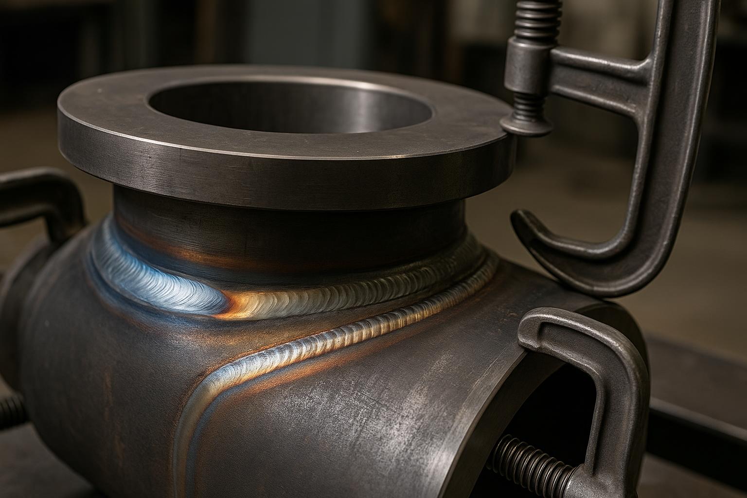 gtaw + fcaw hybrid joints for thick assemblies