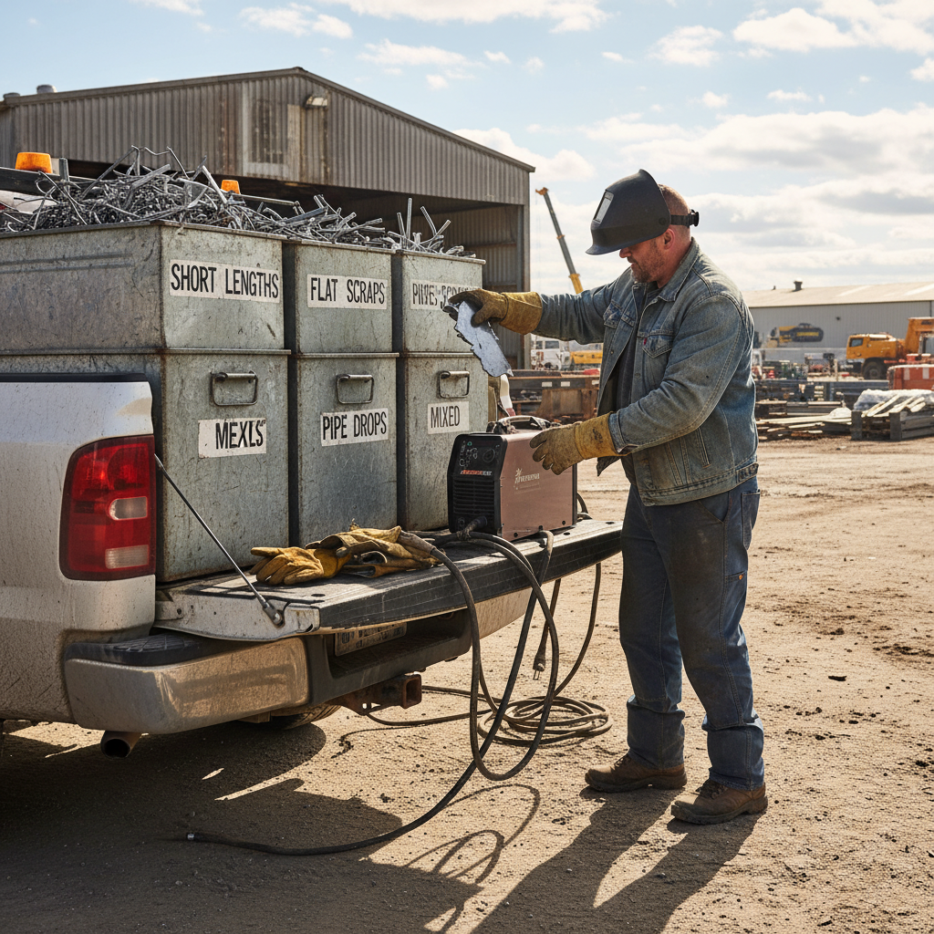 scrap metal side hustle: turn cutoffs into beer money